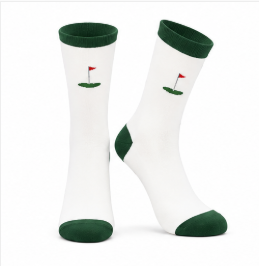 White Flag Minimal golf socks