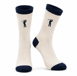 Oat Golfer Icon golf socks