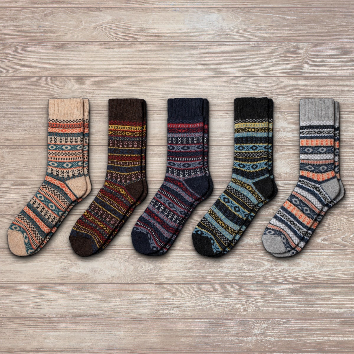 Nordic Wool Socks Dark Nordic wool socks