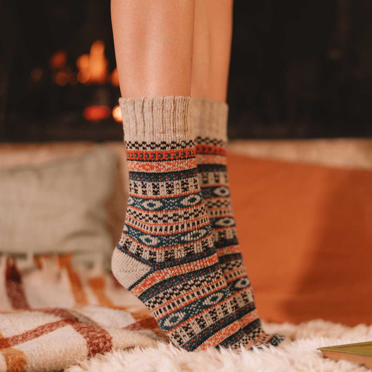 Nordic Wool Socks Stack of Nordic wool socks